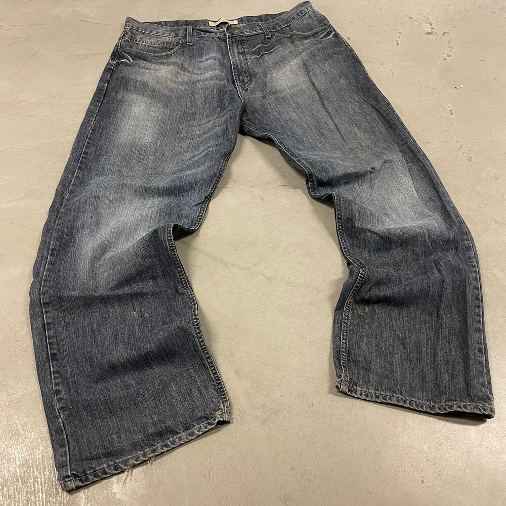 Y2K faded baggy wrangler jeans 38x32